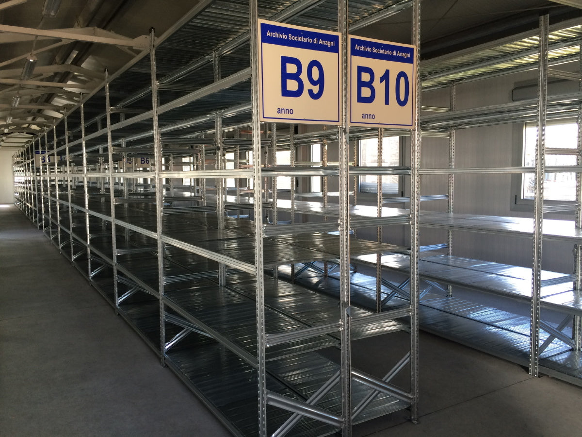 Scaffalatura Incastro Zincata per Magazzino